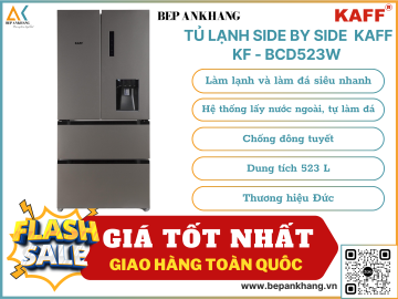 Tủ Lạnh Side By Side KAFF KF-BCD523W - Made in Germany